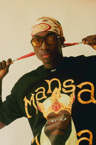 Mansa Musa graphic t shirt