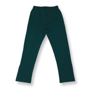 Triple Forest Green split hem pants