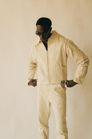 Embossed Work Jacket