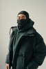 Dark forest green puff jacket