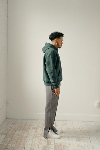 Triple Forest Green Hoodie - Faveloworldwide