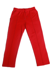 Triple red split hem pants - Faveloworldwide