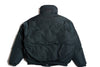 Dark forest green puff jacket