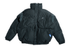 Dark forest green puff jacket