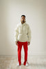 Crayola yellow lemon puff jacket