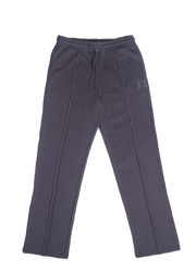 Triple grey split hem pants