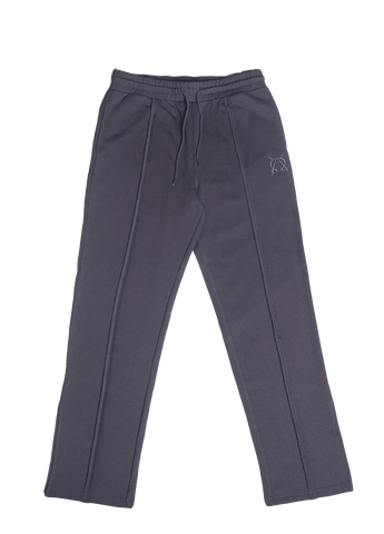 Triple grey split hem pants - Faveloworldwide