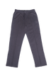 Triple grey split hem pants
