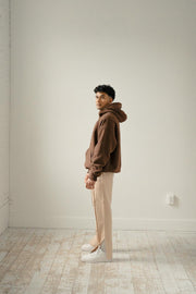 Triple nespresso brown hoodie