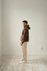 Triple nespresso brown hoodie