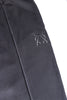 Triple grey split hem pants