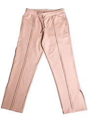 Triple tan split hem pants - Faveloworldwide