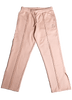 Triple tan split hem pants